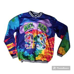 Tie Dyed Baseball jacket NWOT